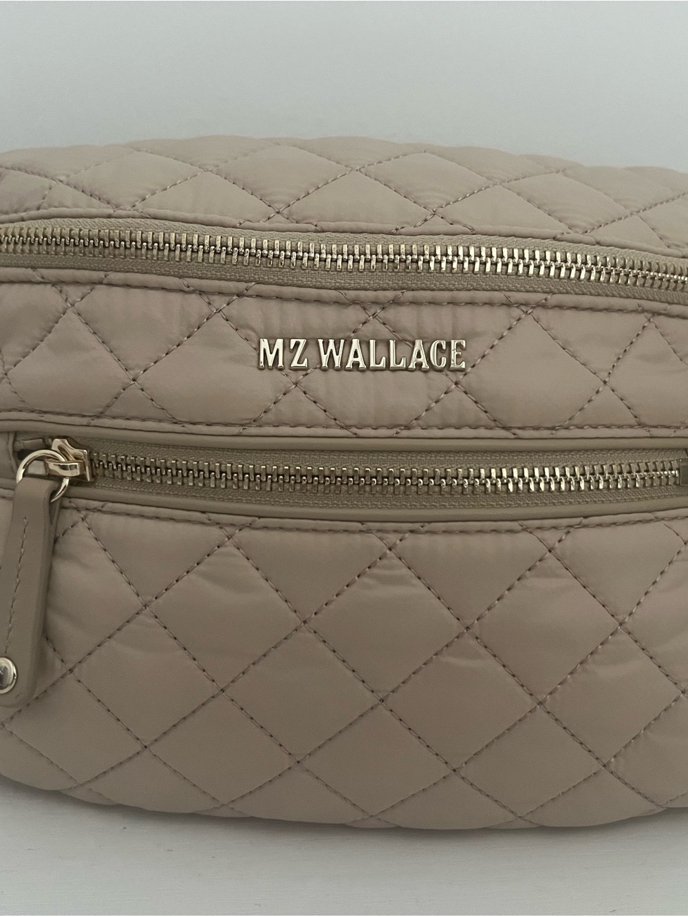 MZ Wallace Small Crosby Crossbody Sling Bag Buff (NWT) - Picture 2 of 11